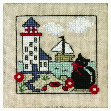 Itty Bitty Kitty - At The Lighthouse (w/charms)