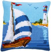 Front Cushion: Sailboat