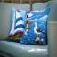 Front Cushion: Lighthouse and Seagulls