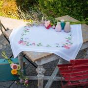 Squared Tablecloth - Flowers & Butterflies