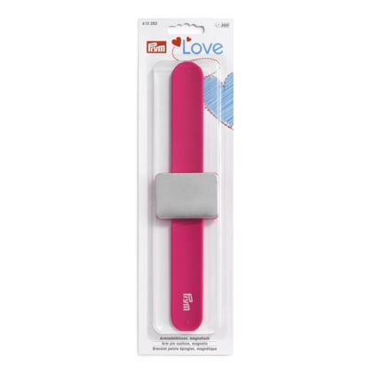 Arm pin cushion, magnetic, Prym Love - Fuchsia