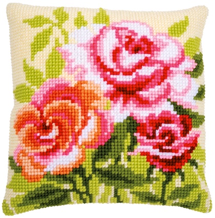 Front Cushion: Roses