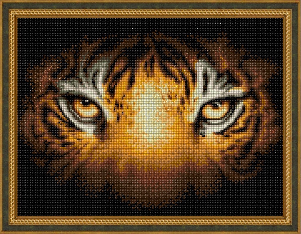 Diamond Art 14 x 16 Tiger Painting Kit