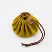 Himeji Leather Pouch - Yellow