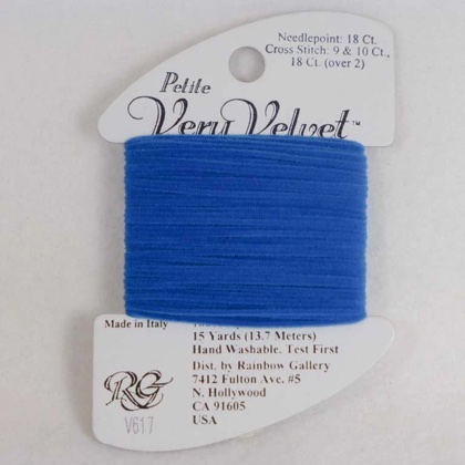 V617 - Very Velvet Petite Peacock Blue