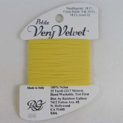 V646 - Very Velvet Petite Medium Yellow