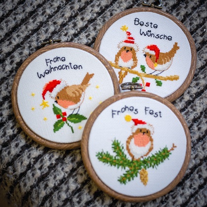 Miniature: Christmas Birds (3)