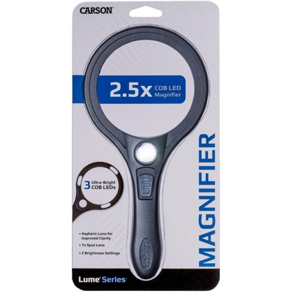 Lume Series 3.5\" 2.5x Aspheric COB LED Magnifier