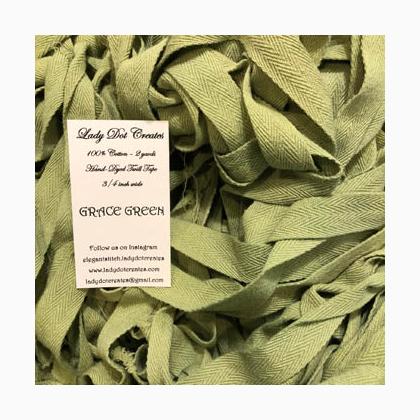 Grace Green 3/4\" Twill Tape (2yds)