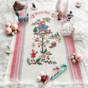 Torchon « Petite maison de Noël » - Linen