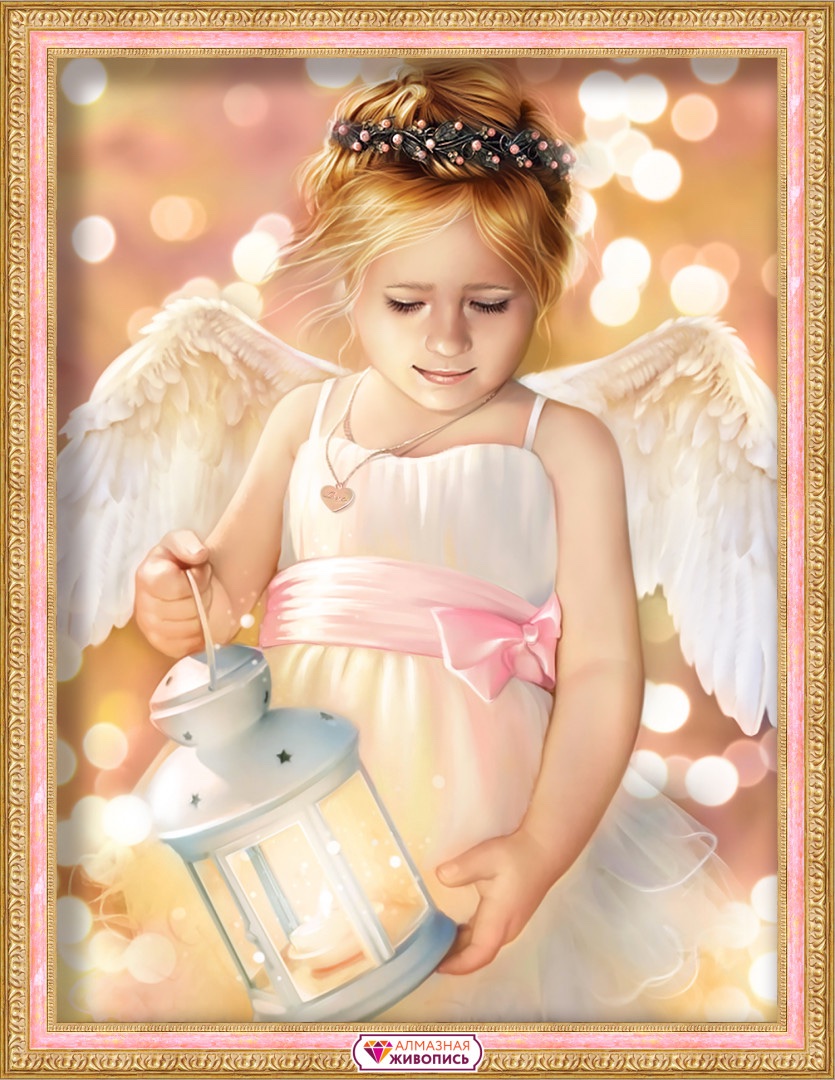 Angel with a Rabbit From Artibalta - Diamond Painting - Kits - Casa Cenina