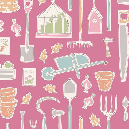 Farm Tools Pink