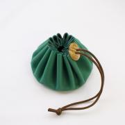 Himeji Leather Pouch - Green