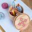 Magewappa Embroidery Hoop Toolbox - Yellow & Pink 12cm.
