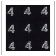 Glitter Numbers - "4"