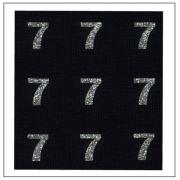 Glitter Numbers - "7"