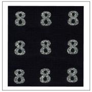 Glitter Numbers - "8"