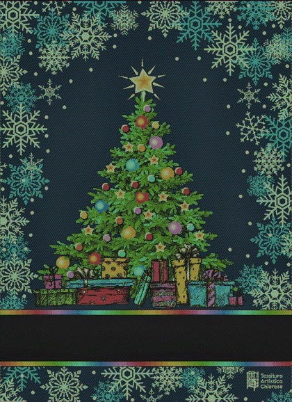 Kitchen towel - Rainbow Tree