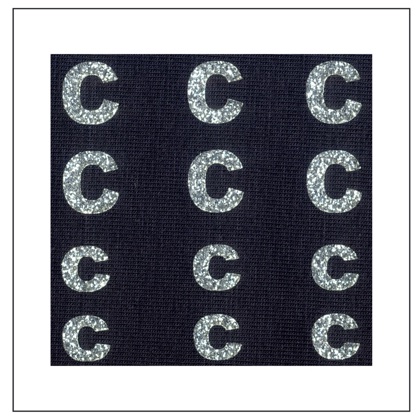 Glitter Letters - \"C\" \"c\"
