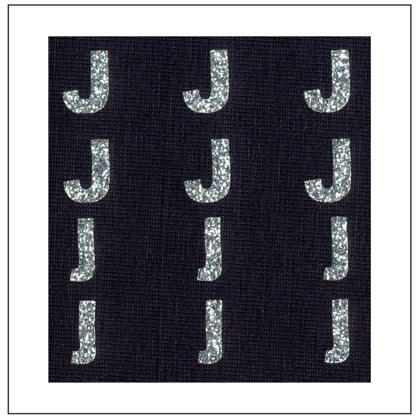 Glitter Letters - \"J\" \"j\"