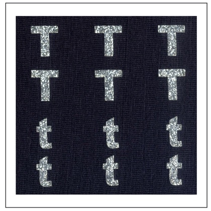 Glitter Letters - \"T\" \"t\"