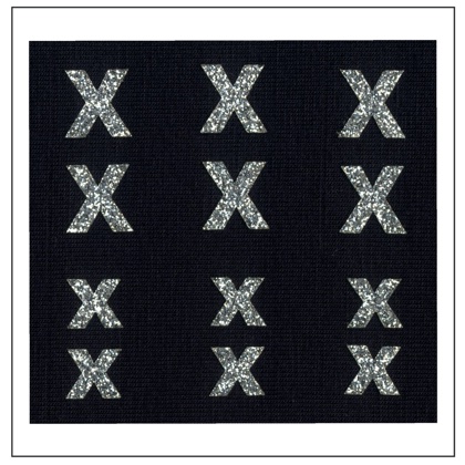 Glitter Letters - \"X\" \"x\"
