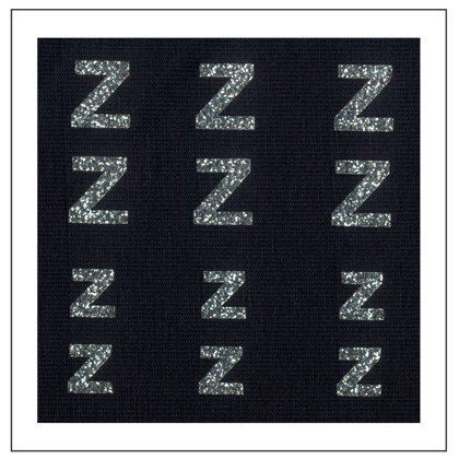 Glitter Letters - \"Z\" \"z\"