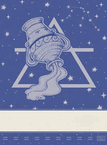 Kitchen towel - Zodiac - Aquarius