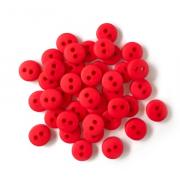 Tiny Buttons - Red 1590