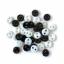 Tiny Buttons - Black & White Micro 1811