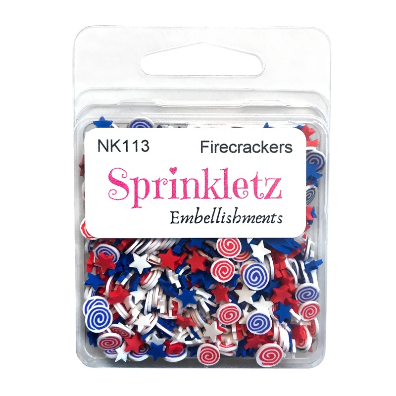 Sprinkletz Embellishments - Firecrackers From Buttons Galore and More -  Embellishments - Beads, Charms, Buttons - Casa Cenina