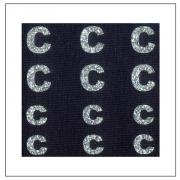 Glitter Letters - "C" "c"