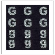 Glitter Letters - "G" "g"