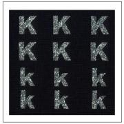 Glitter Letters - "K" "k"