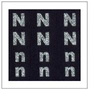 Glitter Letters - "N" "n"