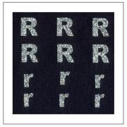 Glitter Letters - "R" "r"
