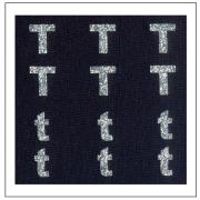 Glitter Letters - "T" "t"