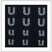 Glitter Letters - "U" "u"