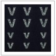 Glitter Letters - "V" "v"