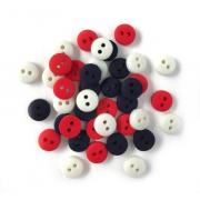 Tiny Buttons - All American 1573