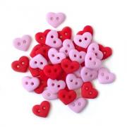 Tiny Buttons - Valentine Hearts 1827