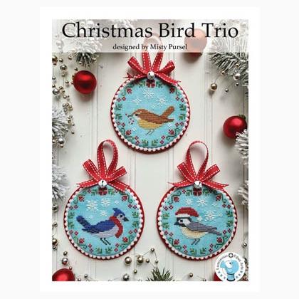 Christmas Bird Trio by Luminous Fiber Arts DIGITAL PDF Pattern