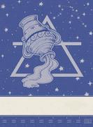 Kitchen towel - Zodiac - Aquarius