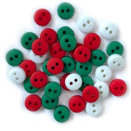 Tiny Buttons - Christmas 1592