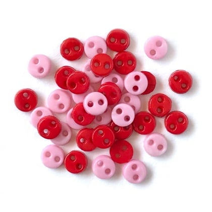 Tiny Buttons - Sweetheart Micro 1800