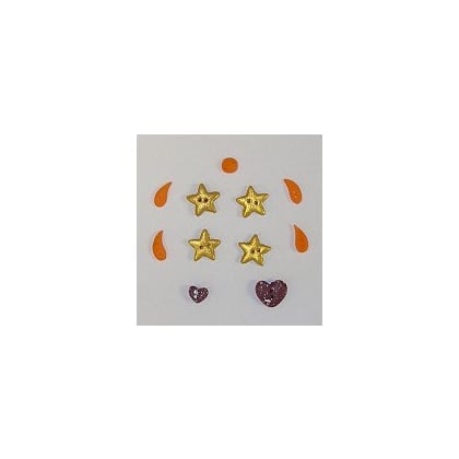 Believe Snowfriends Banner button pack