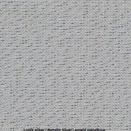 Cashel Linen 28 count - Platinum Metallic