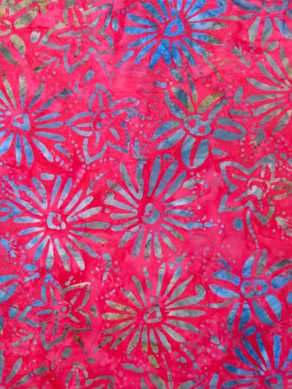 Batik - Red flowers From Eyelike Fabrics - Bali & Batik - Fabrics - Casa  Cenina