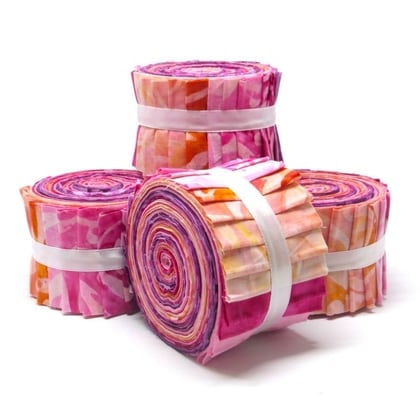 Batik Jelly Rolls - Pink