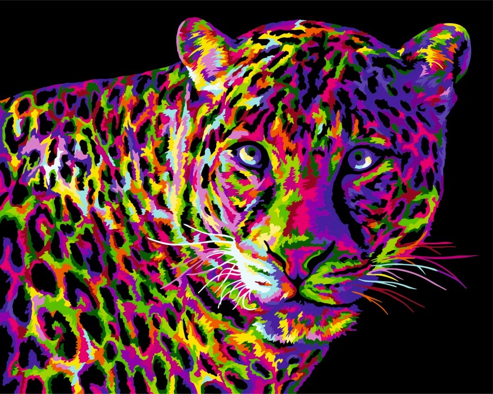 Colored Leopard